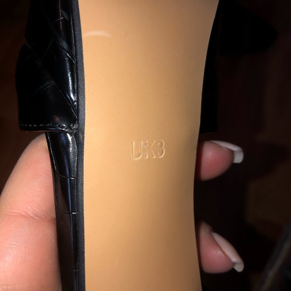 🆕 EGO Platform Pointed Toe Heel Croc black - Picture 8 of 8